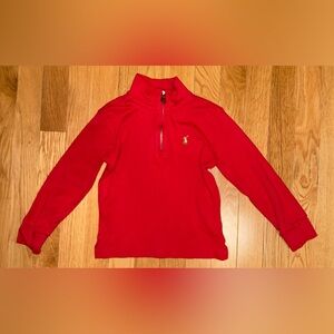 Polo by Ralph Lauren Kids Red Long Sleeve Polo. 3T